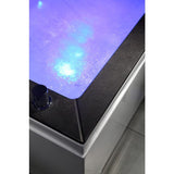 Sauna Hammam - LORD SOLO BLACK WHIRLPOOL BATH 1 PLACE ARCHIPEL® 170X75 - LEFT - MK53016908