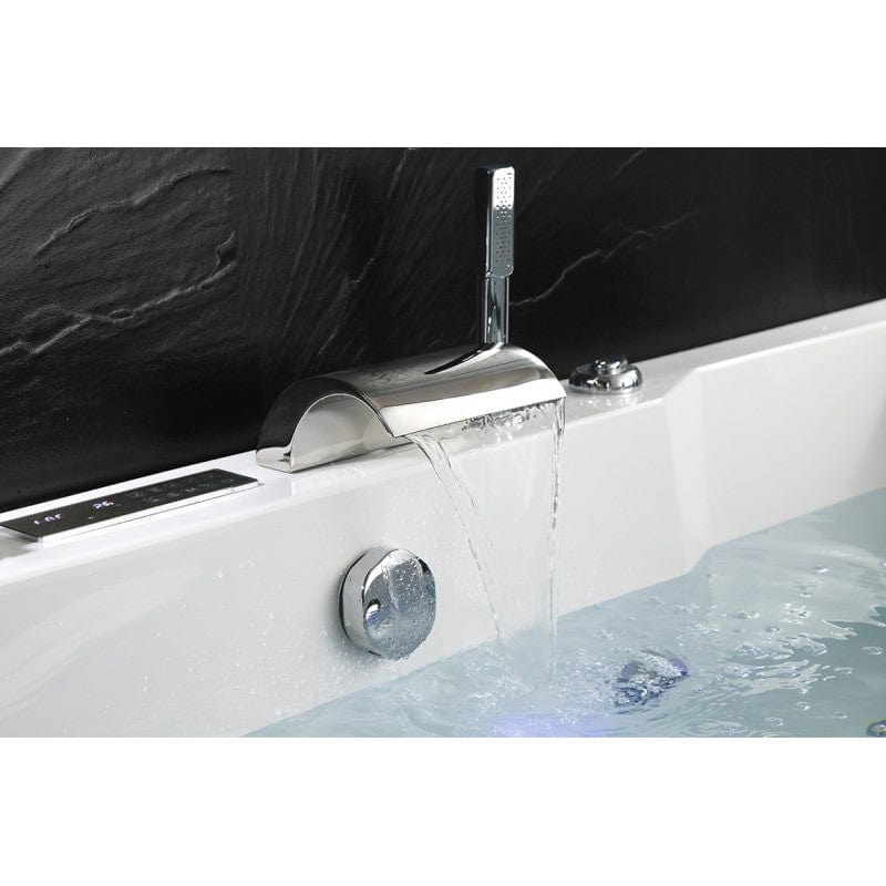 Sauna Hammam - ARCHIPEL® 180X90 RIVIERA CONCEPT 1-SEATER WHIRLPOOL BATH - PREORDER June 2023