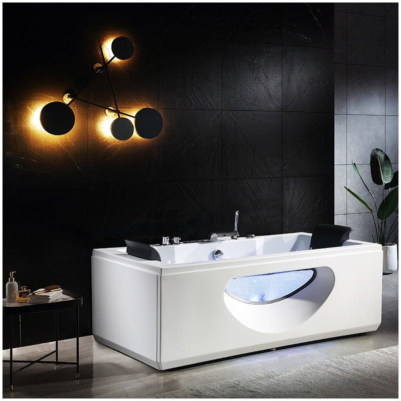 Sauna Hammam - ARCHIPEL® 180X90 RIVIERA CONCEPT 1-SEATER WHIRLPOOL BATH - PREORDER June 2023