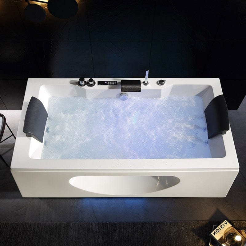 Sauna Hammam - ARCHIPEL® 180X90 RIVIERA CONCEPT 1-SEATER WHIRLPOOL BATH - PREORDER June 2023