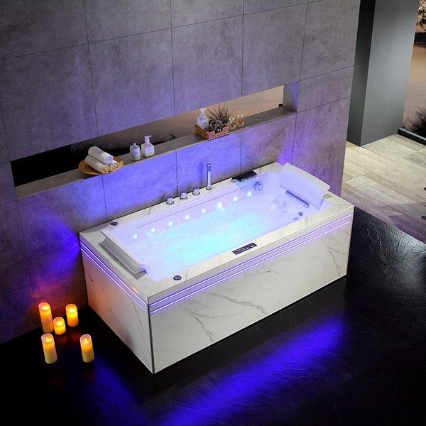 Sauna Hammam - ARCHIPEL® 2-SEATER ALTESS 180 THERAPEUTIC WHIRLPOOL BATHTUB - 180X90 - MK53017057