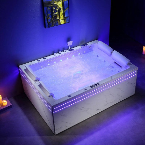 Sauna Hammam - THERAPEUTIC WHIRLPOOL BATH ALTESS DUO 2 PLACES ARCHIPEL® - 190X140 - MK53018022 - PREORDER June 2023