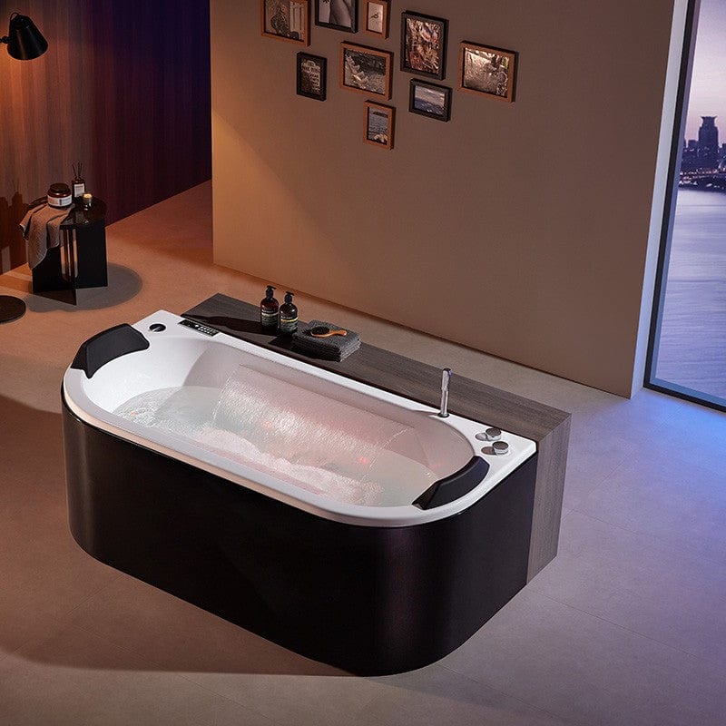 Sauna Hammam - NEO BLACK WHIRLPOOL BATH 1 PLACE ARCHIPEL® 180X86 - MK53020868