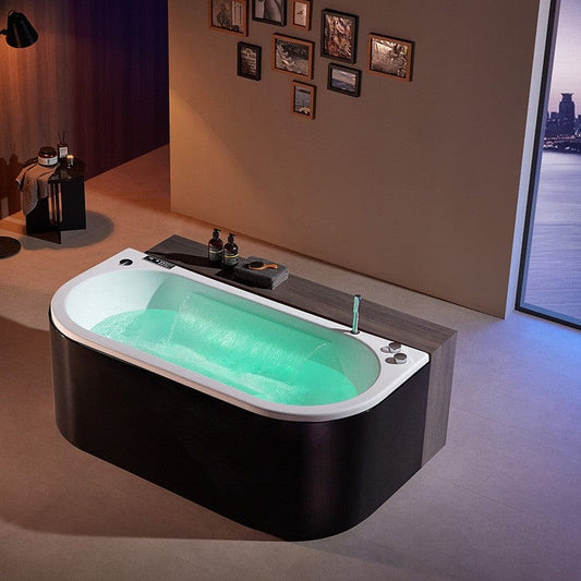 Sauna Hammam - NEO BLACK WHIRLPOOL BATH 1 PLACE ARCHIPEL® 180X86 - MK53020868