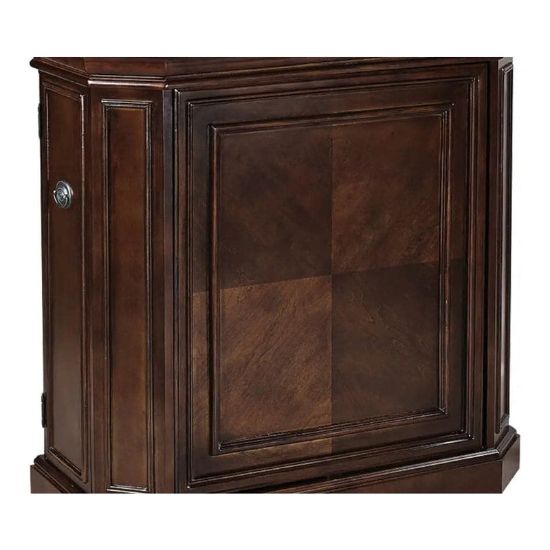 Ram Game Room Bar Cabinet W/ Spindle - Cappuccino - Backyard Provider