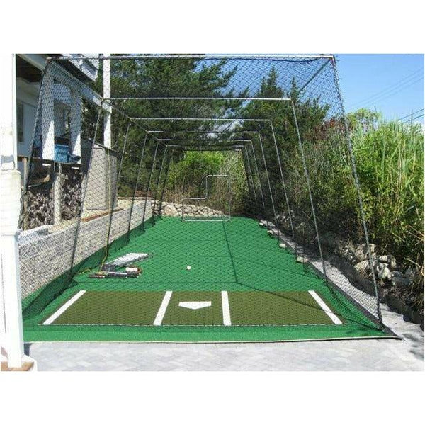 BATCO #15 Trapezoid Batting Cage Net w/ Frame Corner Kit