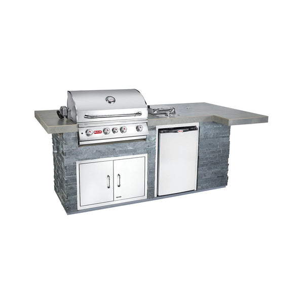 Bull Grills Quartzite Finished BBQ Outdoor Kitchen & Grill - 31014