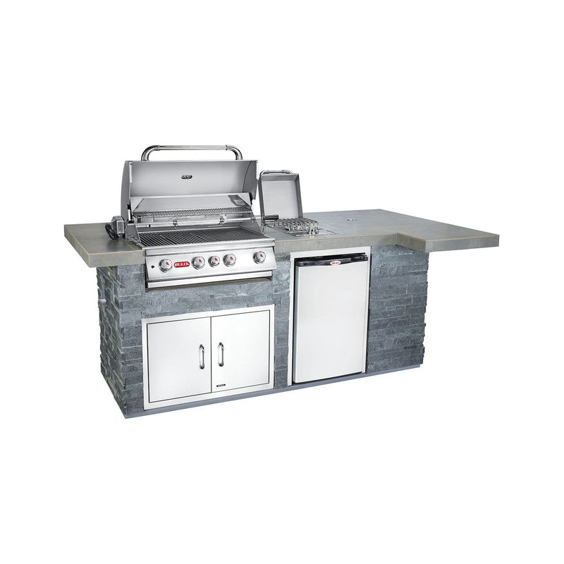 Bull Grills Rock Finished BBQ Outdoor Kitchen & Grill - 31015