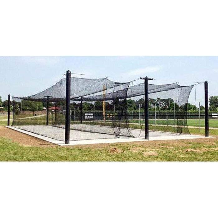 BCI 55' Mastodon Double Batting Cage System - PDB-12X12X55-K42-MAS-SW