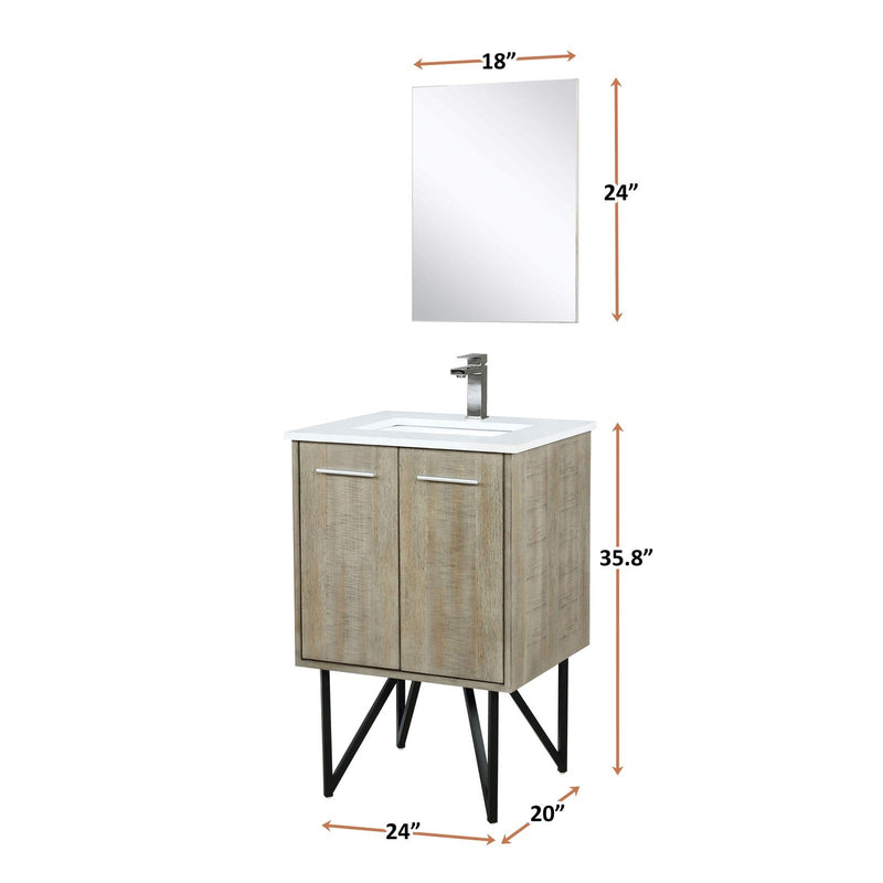 Lancy  24" Bathroom Vanity - Backyard Provider