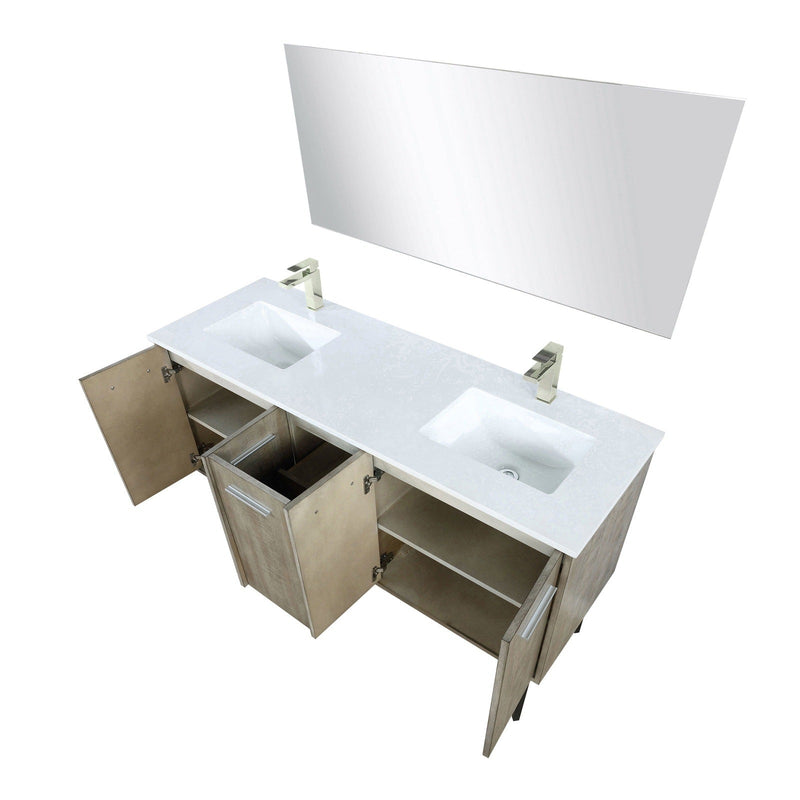 Lancy  60" Double Bathroom Vanity - Backyard Provider