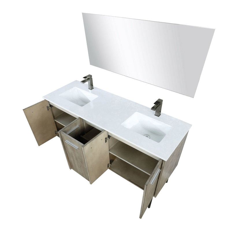 Lancy  60" Double Bathroom Vanity - Backyard Provider