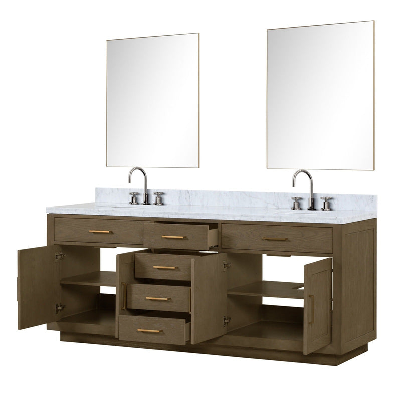 Abbey 84" x 22" Double Bath Vanity - Backyard Provider