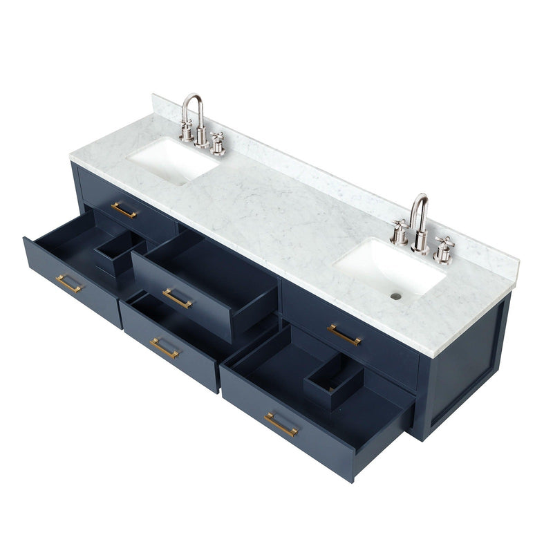 Castor 84" x 22" Double Bath Vanity - Backyard Provider