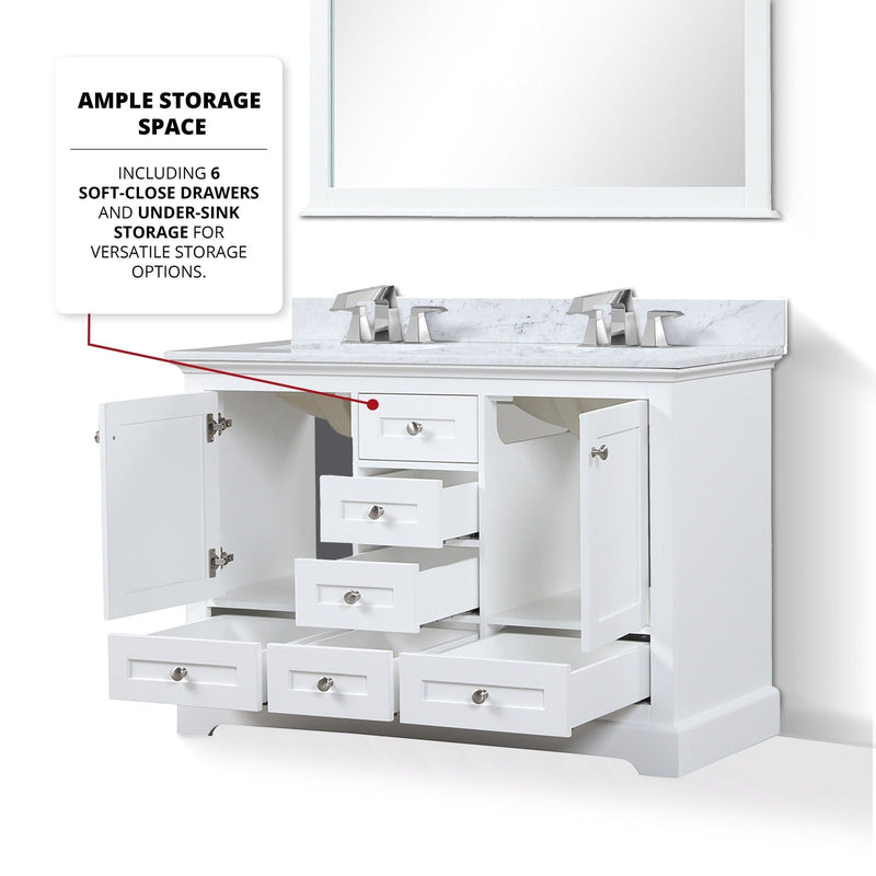 Dukes 48" x 22" Double Bath Vanity - Backyard Provider