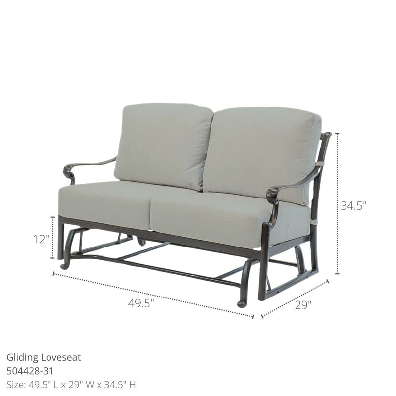 Hanamint Biscayne Gliding Loveseat - 504428-31