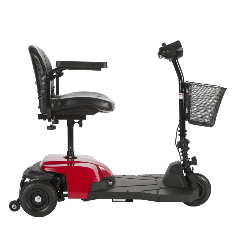 Drive Medical Bobcat X3 Compact Transportable Power Mobility Scooter, 3 Wheel, Red - bobcatx3 - Backyard Provider