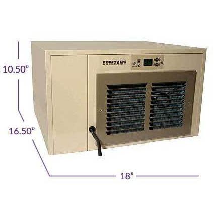 Breezaire WKCE 2200 Compact Wine Cellar Cooling Unit with Digital Temperatue Display