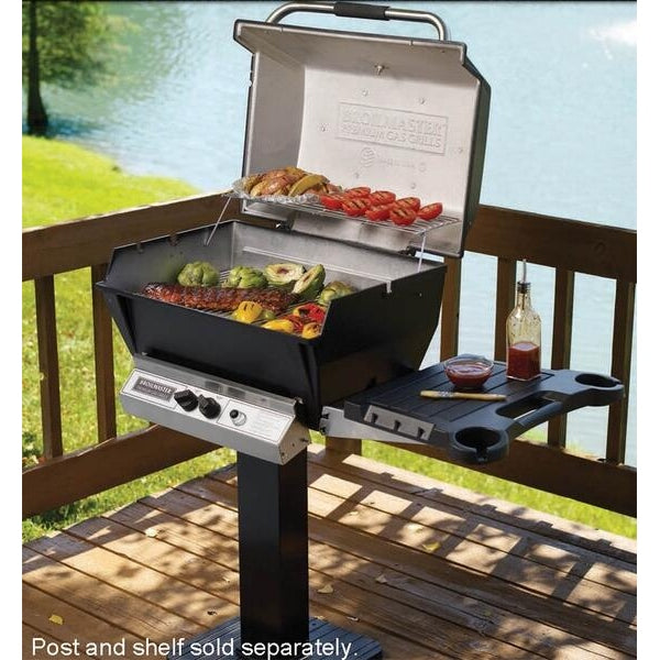 Broilmaster Deluxe Series 24-Inch Built-In Natural Gas Grill with 2 Standard Burners in Black - H4XN