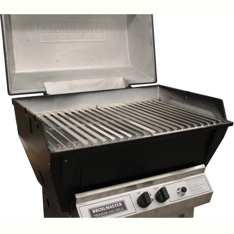 Broilmaster Infrared Series 27-Inch Built-In Natural Gas Grill with 2 Infrared Burners in Black - R3N