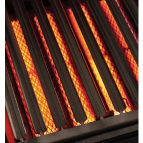 Broilmaster Infrared Series 27-Inch Built-In Gas Natural Grill with 2 Standard and Infrared Burners in Black - R3BN