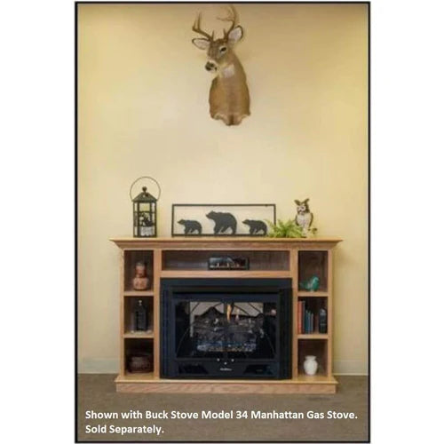 Buck Stove Prestige Mantel Accessory for Model 34" Manhattan Gas Stove - KDMMANPRES