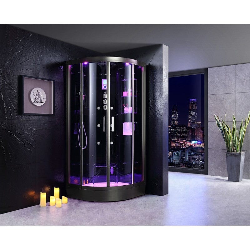 Sauna Hammam SHOWER CABIN HAMMAM ARCHIPEL® QDR 90C BLACK - MK53016810