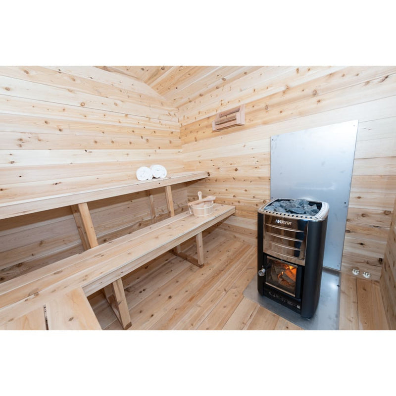 Canadian Timber Georgian CTC88W Traditional Outdoor Cabin Sauna by Dundalk Leisurecraft