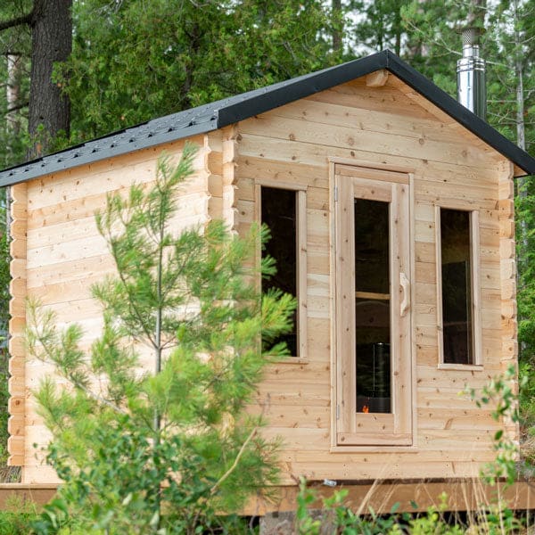 Canadian Timber Georgian CTC88W Traditional Outdoor Cabin Sauna by Dundalk Leisurecraft