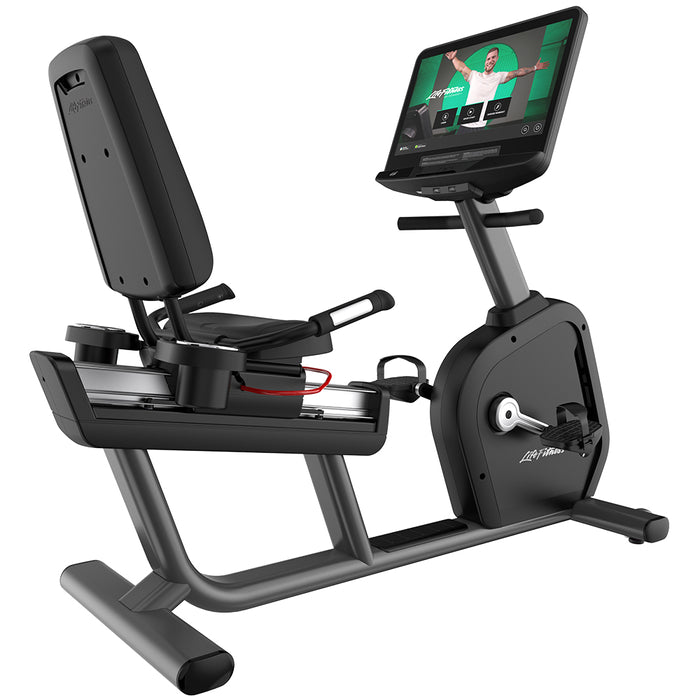 Life Fitness Club Series+ Recumbent Bike - CSR-SL-BLKLF-DOM13