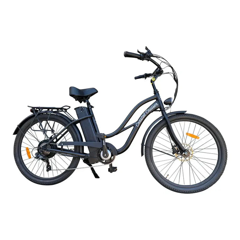 Coastal Cruiser 48V/15.6Ah 500W Classic Step-Thru Electric Bike CC-CST-Matte Black