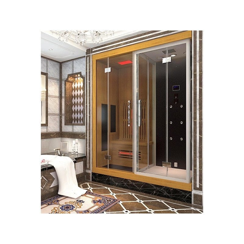 Sauna Hammam COMBI BOREAL® SIGMA 1820 X 1230 INFRARED SAUNA + HAMMAM SHOWER - MK51560896