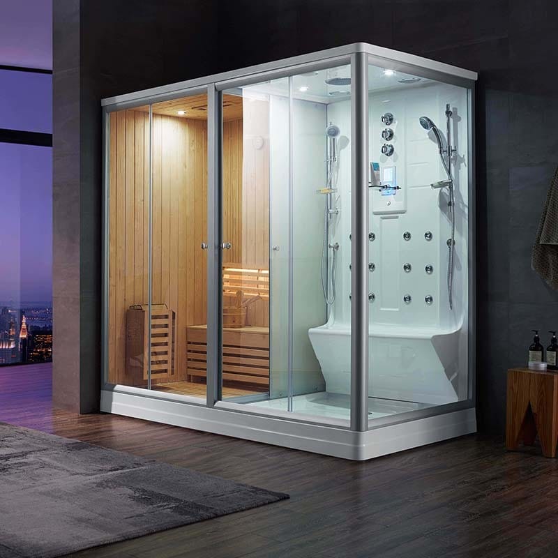 Sauna Hammam COMBI SAUNA SHOWER HAMMAM BOREAL® SH220G - LEFT - MK51560058