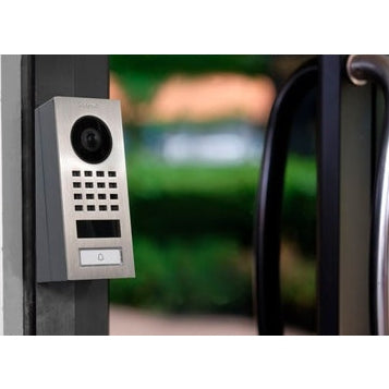 DoorBird D1101V Surface-Mount IP Video Intercom, 1 Call Button in Stainless Steel V2A - 423866744