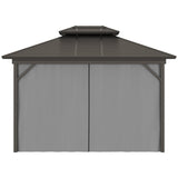 Outsunny 10x12 Hardtop Gazebo - 84C-145V03