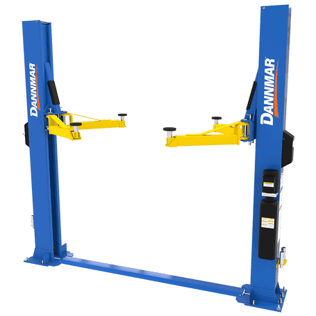 Dannmar D2-8F 8,000-lbs. Capacity Two-Post Lift / Floorplate / Includes Stackable Pads