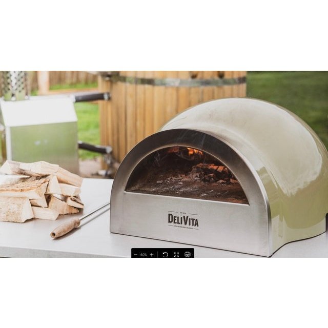 DeliVita Eco Friendly Wood Fired Outdoor Pizza & Cooking Oven- Oven Only