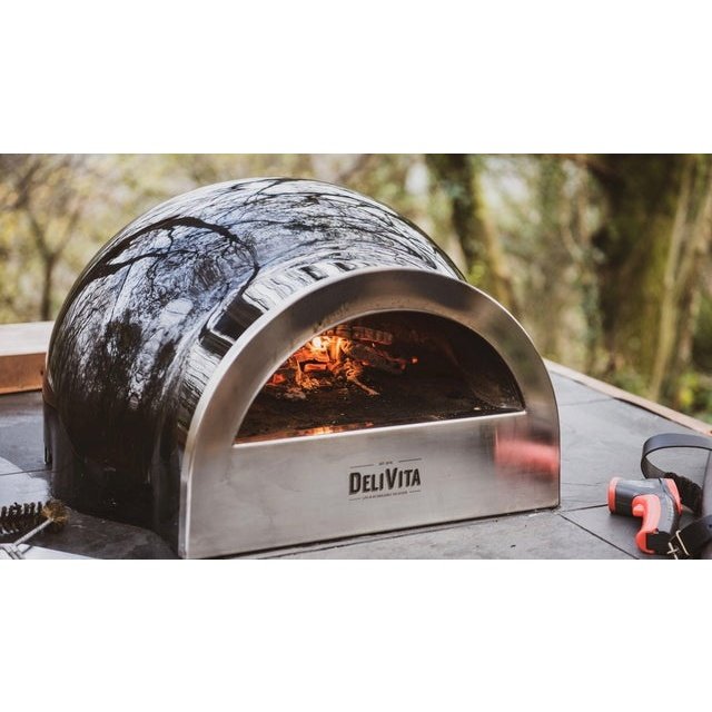 DeliVita Eco Friendly Wood Fired Outdoor Pizza & Cooking Oven- Oven Only