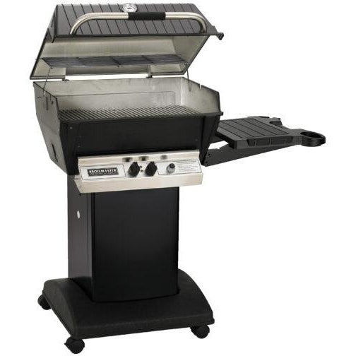 Broilmaster Deluxe Series 27-Inch Freestanding Liquid Propane Grill with 2 Standard Burners in Black - H3PK1