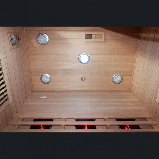 Sauna Hammam BOREAL® DIFFUSION 150 INFRARED SAUNA - 2 TO 3 SEATER FULL SPECTRUM - 150X100 - MK53014885