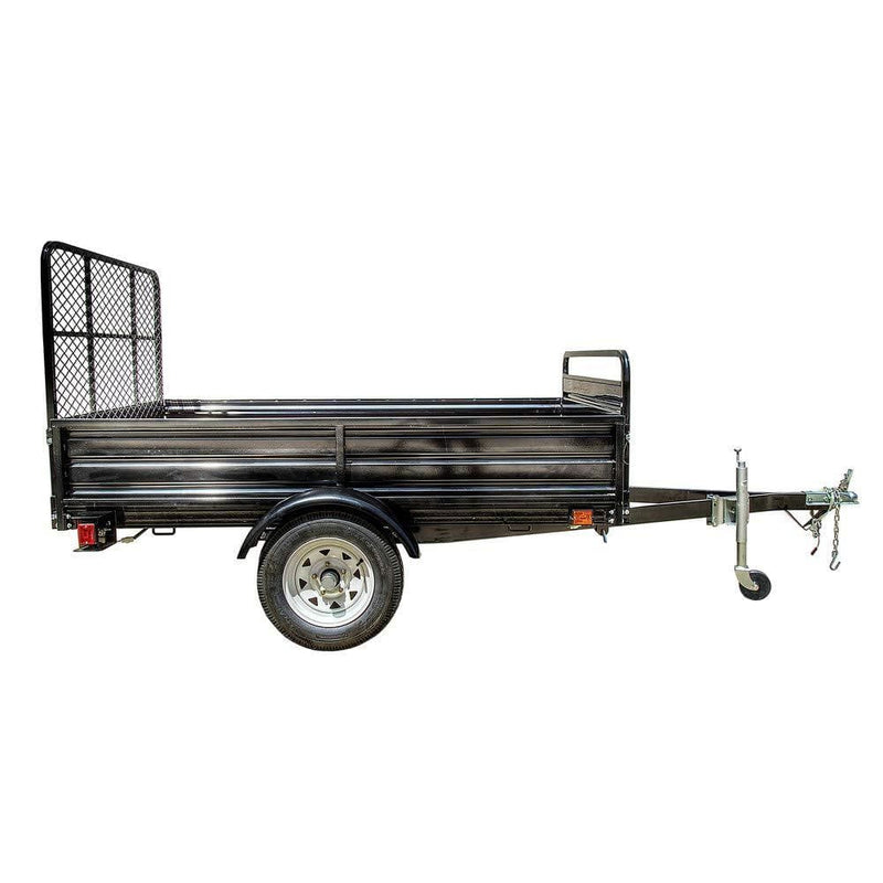 DK2 Single Axle Utility Trailer - Black 5FT X 7FT