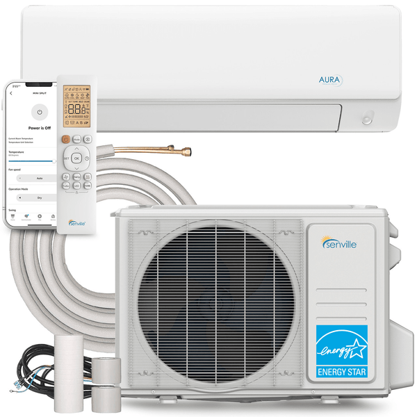 Senville AURA 24000 BTU Mini Split Air Conditioner and Heat Pump - SENA/24HF