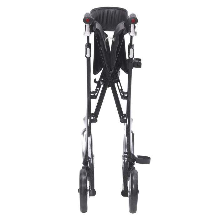 Drive Medical Nitro Elite CF Carbon Fiber Rollator Walker - Black - rtl10266cf