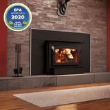 Drolet Escape 1800-i Wood Burning Fireplace Insert Trio 25-35 Ft