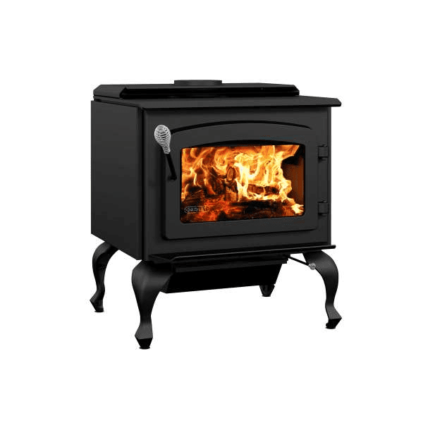 Drolet Escape 1800 Wood Stove On Legs With Black Door DB03105