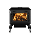 Drolet Escape 1800 Wood Stove On Legs With Black Door DB03105