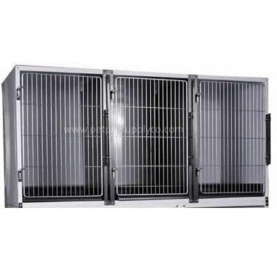 Edemco White 3-Door Stacking Cage Unit Lead Time Applies - F520WH