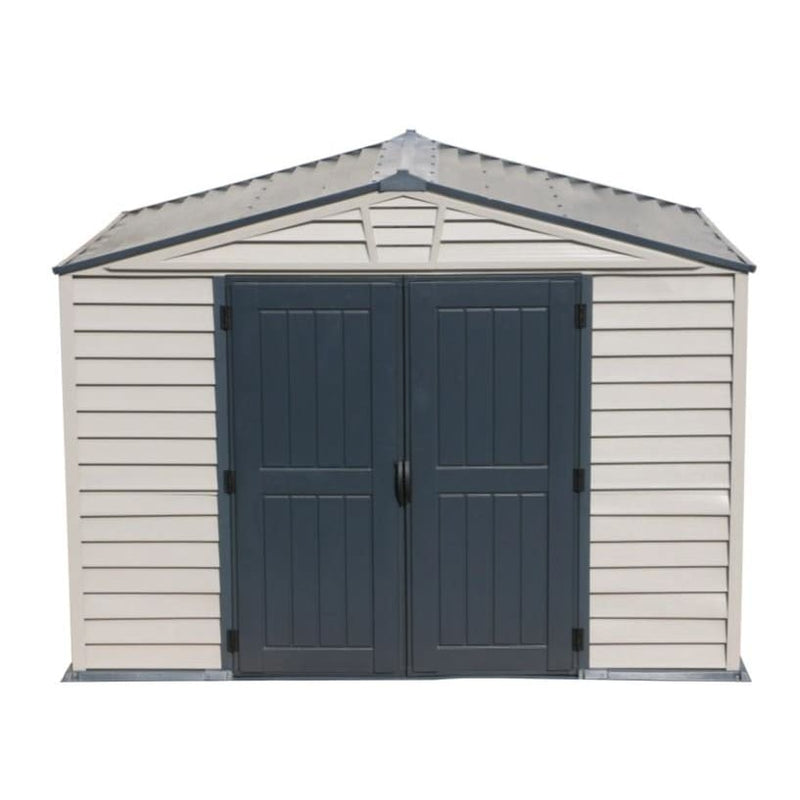 Duramax 10.5' x 8' Storemax Plus Vinyl Shed Kit with Floor 30225 - Backyard Provider