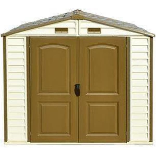 Duramax 8' x 6' StoreAll Vinyl Shed with Foundation 30115 - Backyard Provider