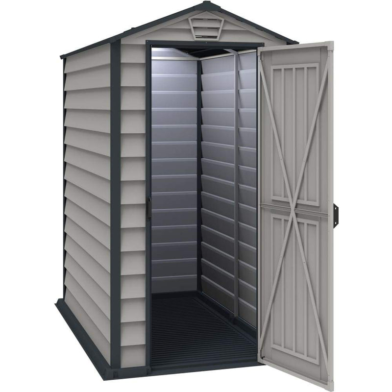 Duramax EverMore 4' x 6' Vinyl StorageShed 30625 - Backyard Provider